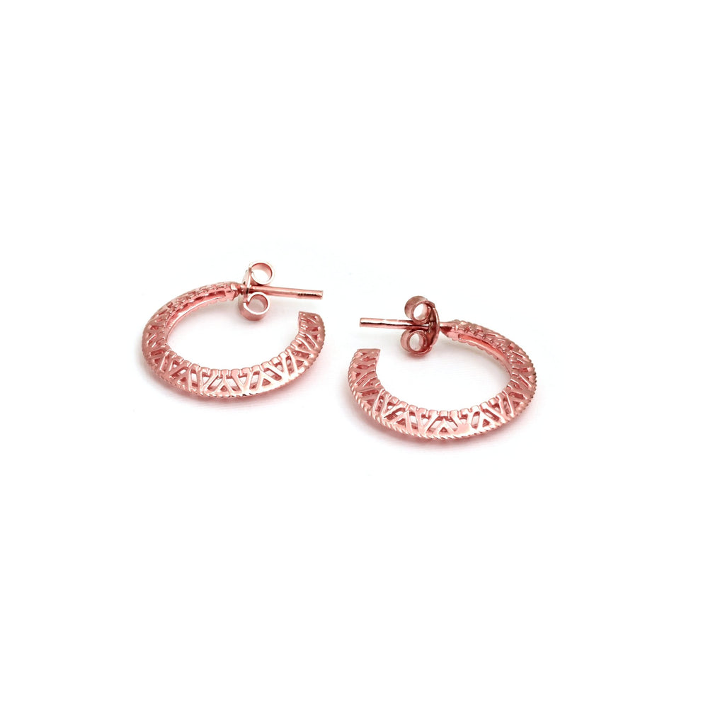The Silver Hoop Earrings
