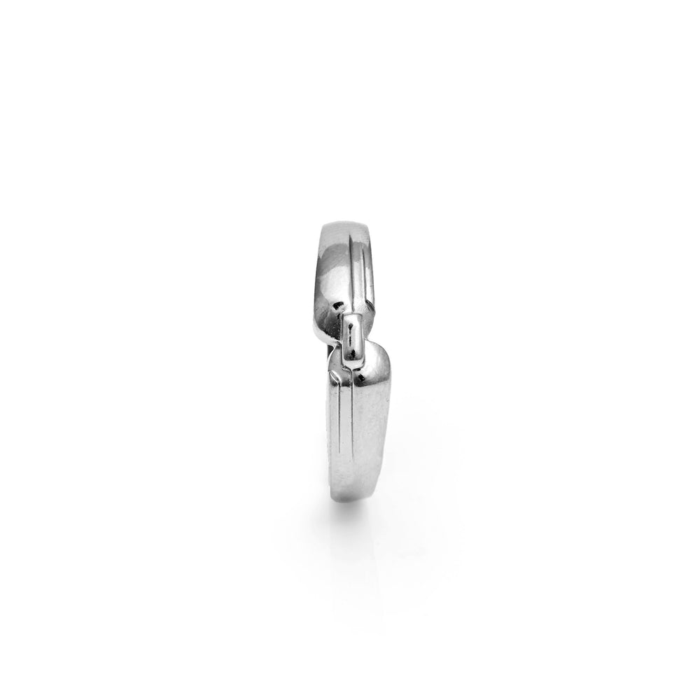 The Silver Interlace Band Ring