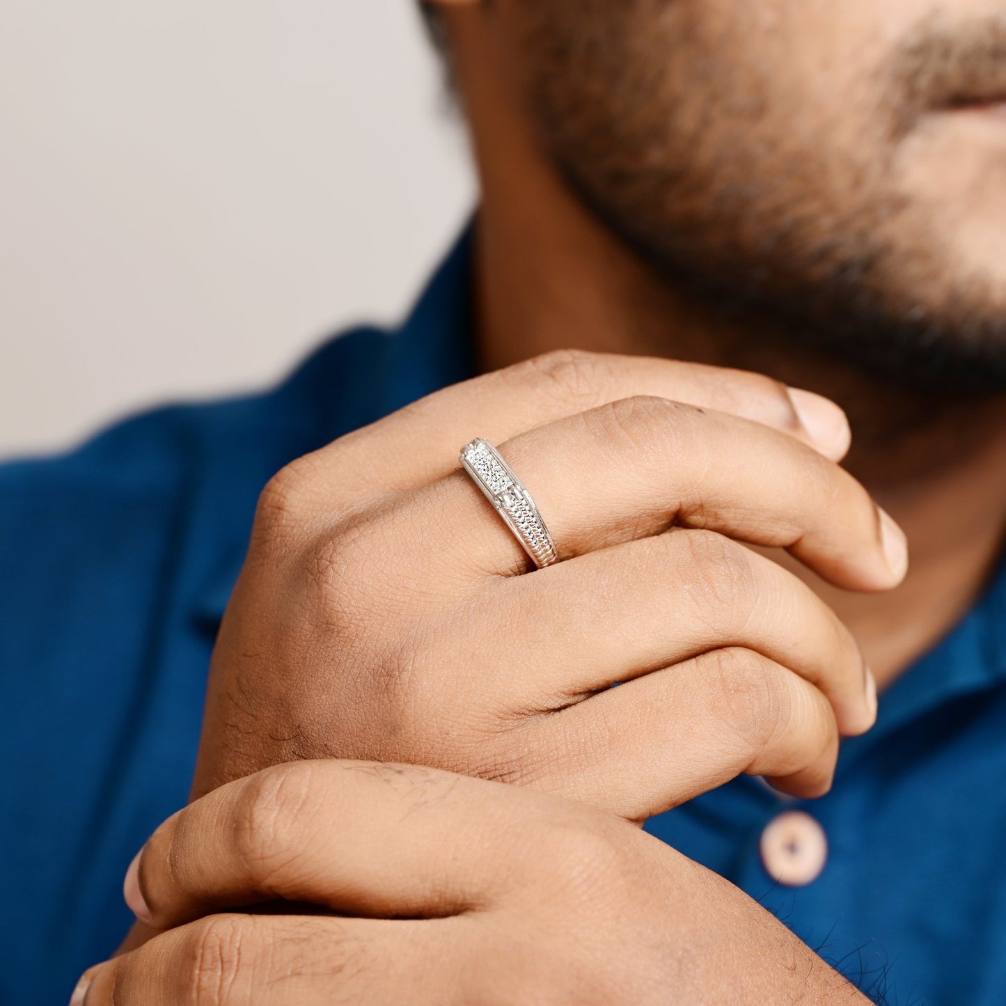 The Silver Serenade Ring - Vinayak - House of Silver