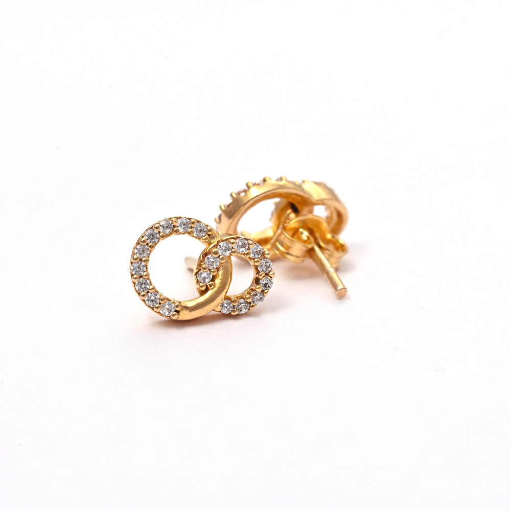 The Silver Shimmer Stud Earrings