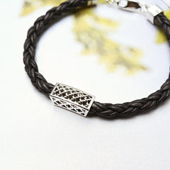 The Silver Weave Band Bracelet