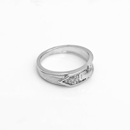 The Sleek Silver Essence Ring - Vinayak - House of Silver