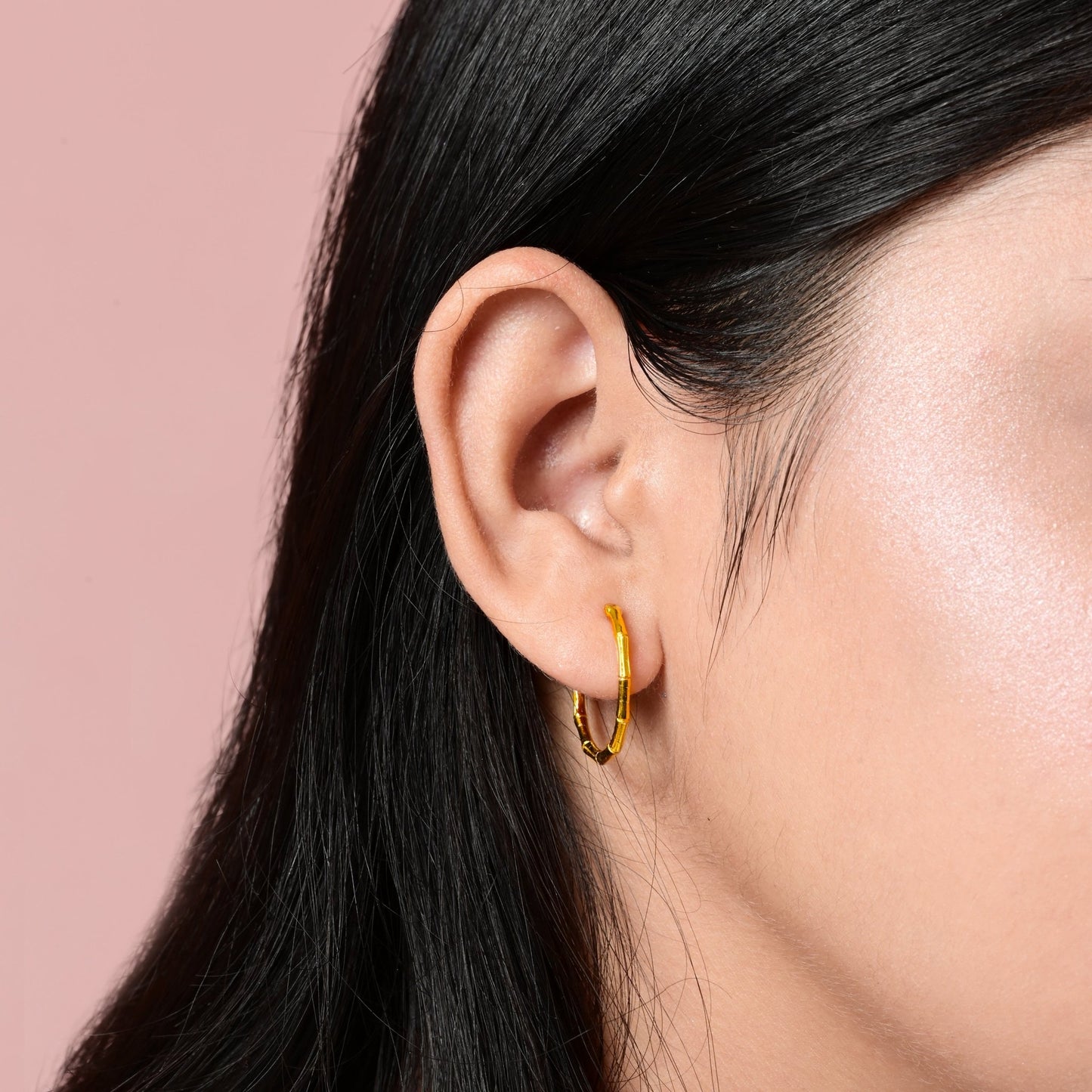 The Sleek Silver Hoop Earrings - Vinayak - House of Silver