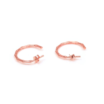 The Sleek Silver Hoop Earrings - Vinayak - House of Silver