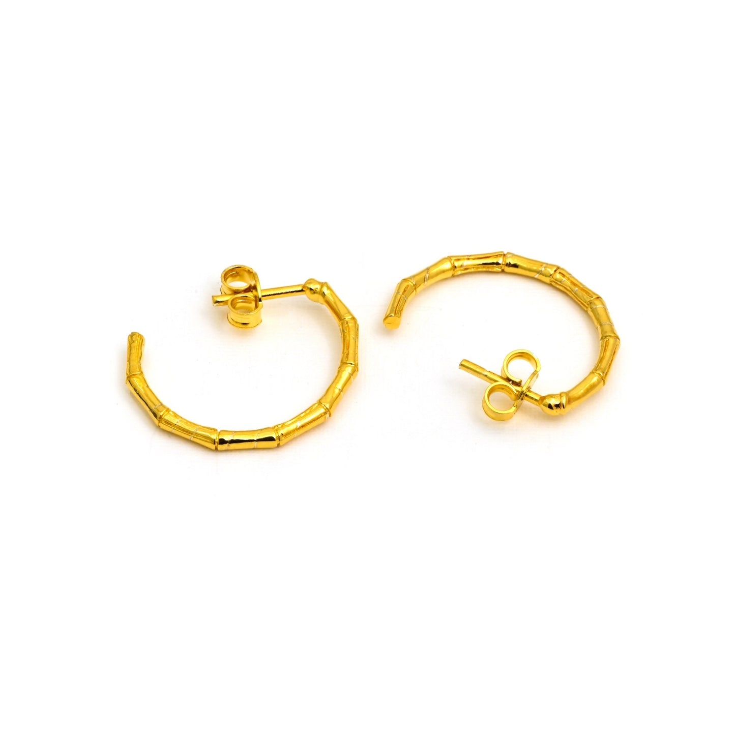 The Sleek Silver Hoop Earrings - Vinayak - House of Silver