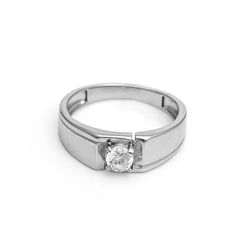 The Solitaire Bliss Silver Ring