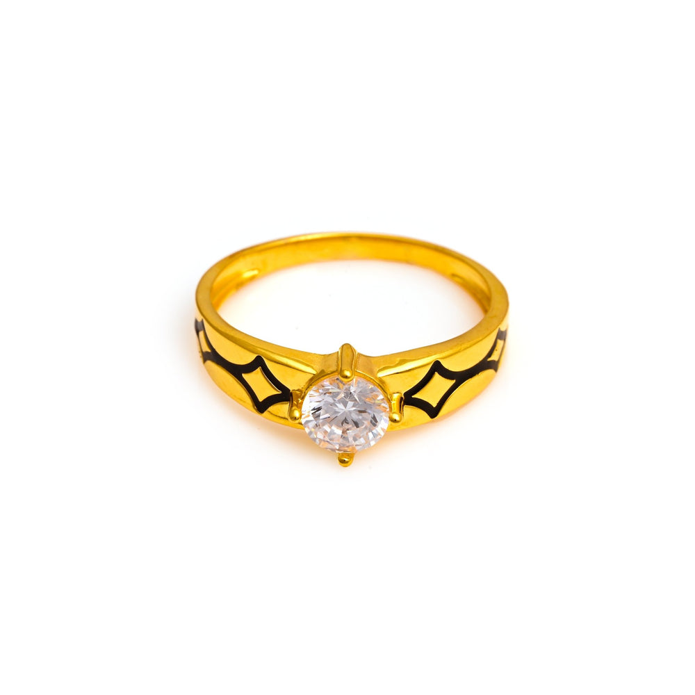 The Solitaire Whim Silver Ring