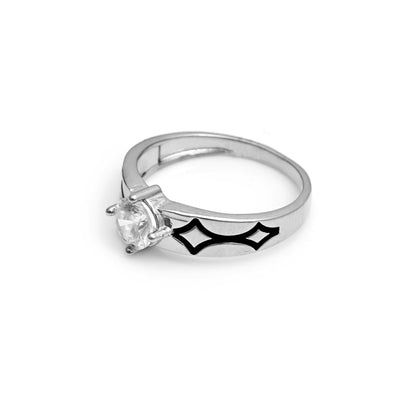 The Solitaire Whim Ring - Vinayak - House of Silver