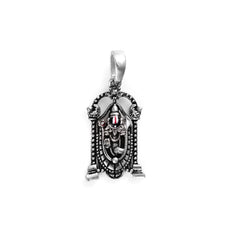 The Sri Balaji Antique Silver Pendant