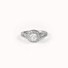 The Stellar Sparkle Zirconia Silver Ring