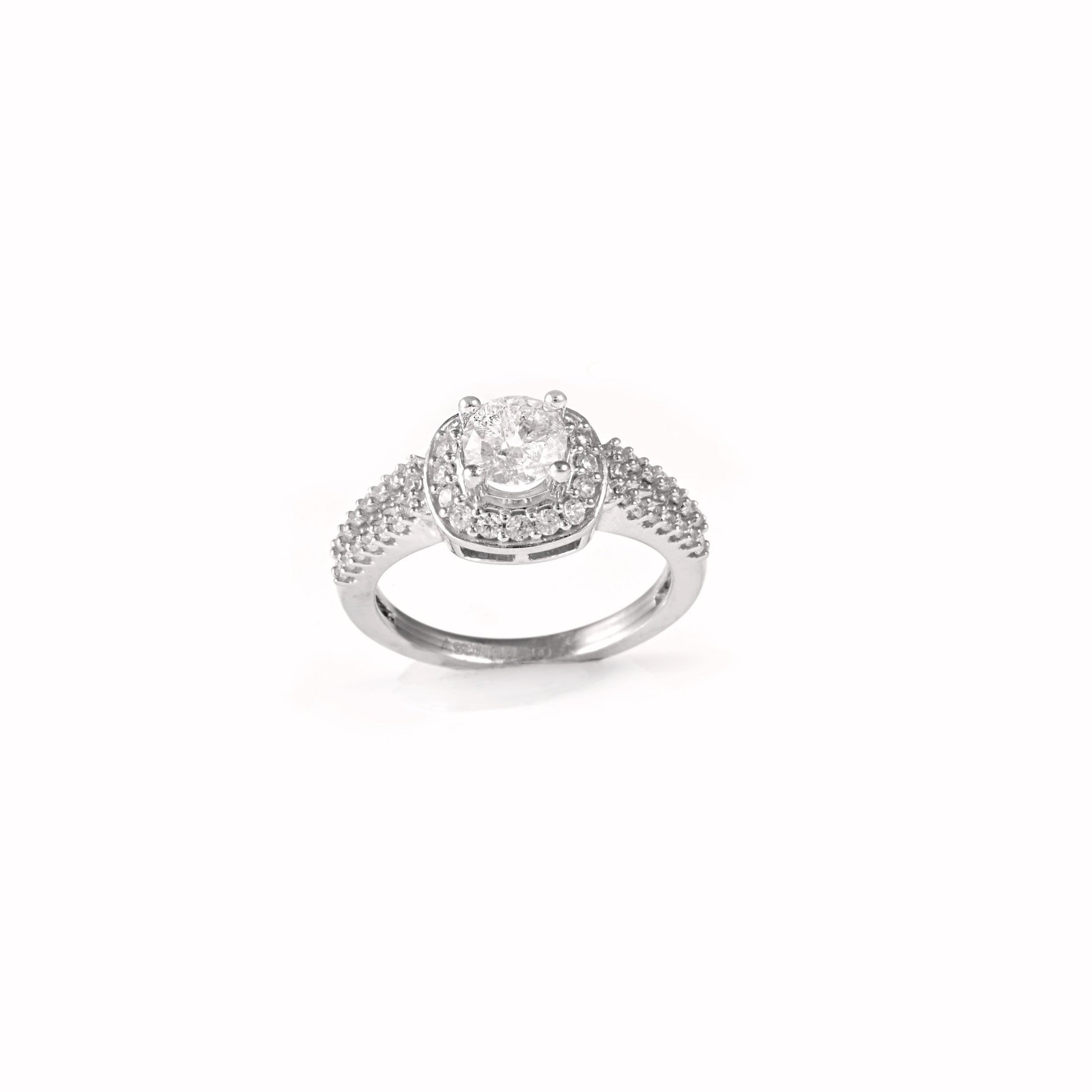 The Stellar Sparkle Zirconia Ring - Vinayak - House of Silver