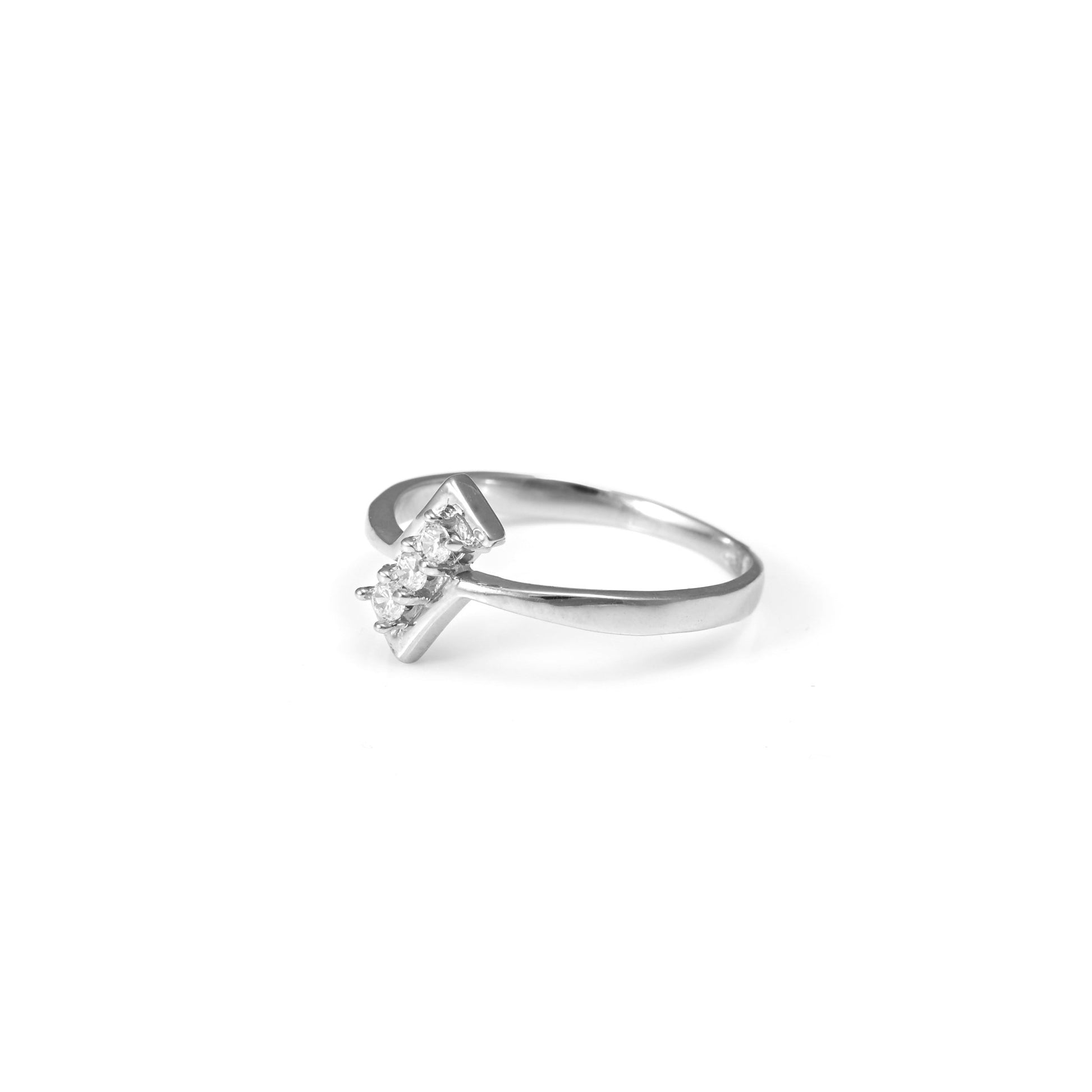 The Subtle Charm Zirconia Ring - Vinayak - House of Silver