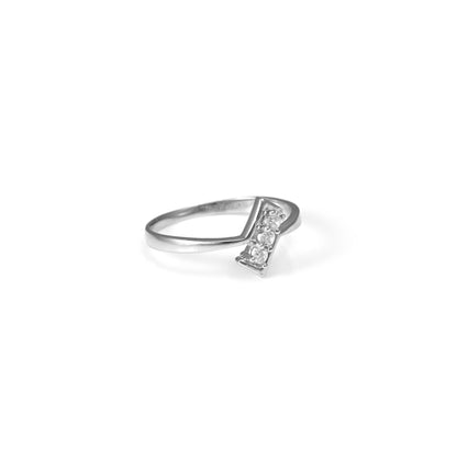 The Subtle Charm Zirconia Ring - Vinayak - House of Silver