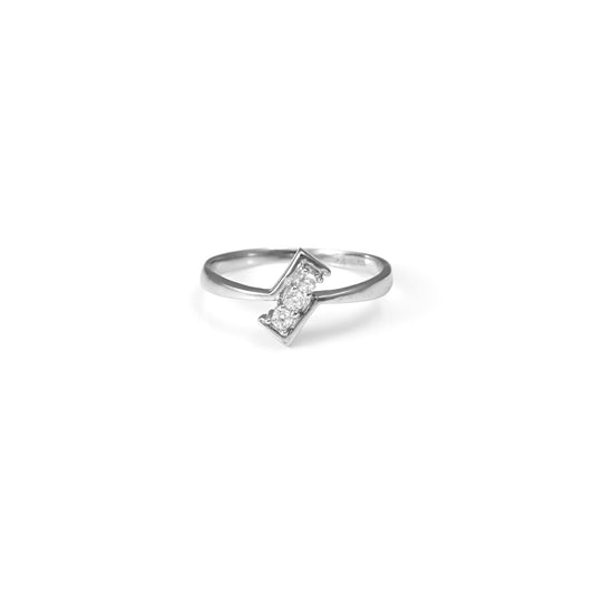 The Subtle Charm Zirconia Ring - Vinayak - House of Silver