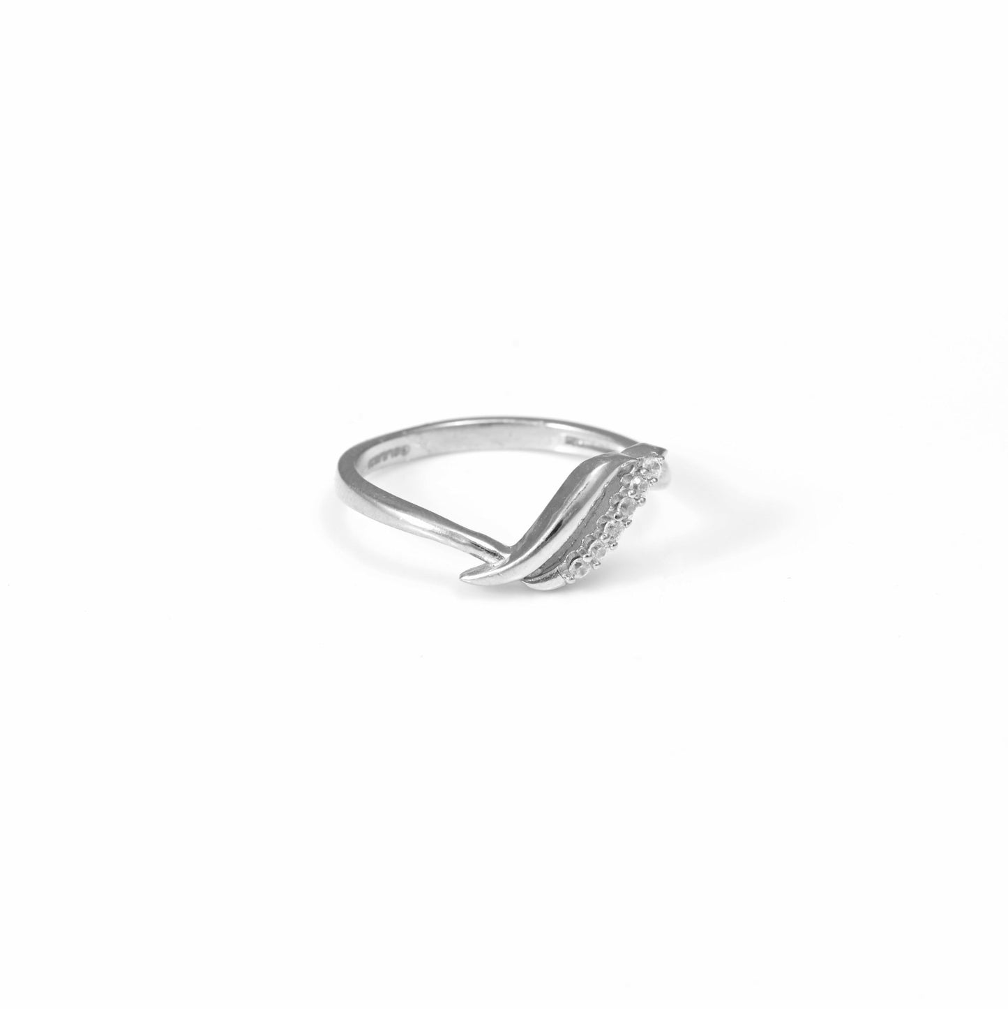 The Subtle Dazzle Zirconia Ring - Vinayak - House of Silver