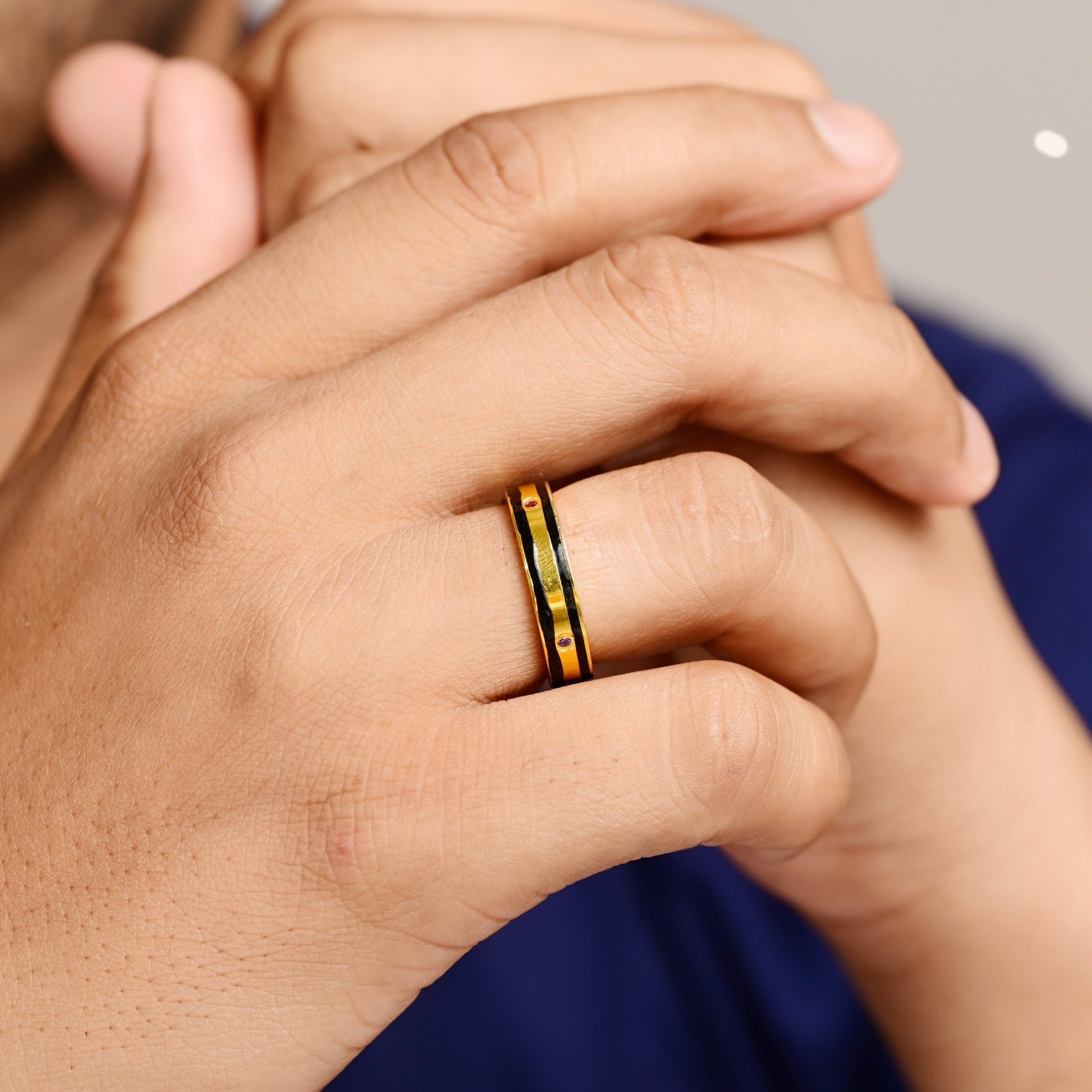 The Subtle Elegance Band Ring - Vinayak - House of Silver