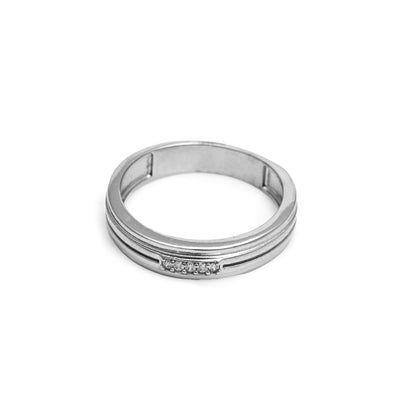 The Subtle Sparkle Band Ring - Vinayak - House of Silver