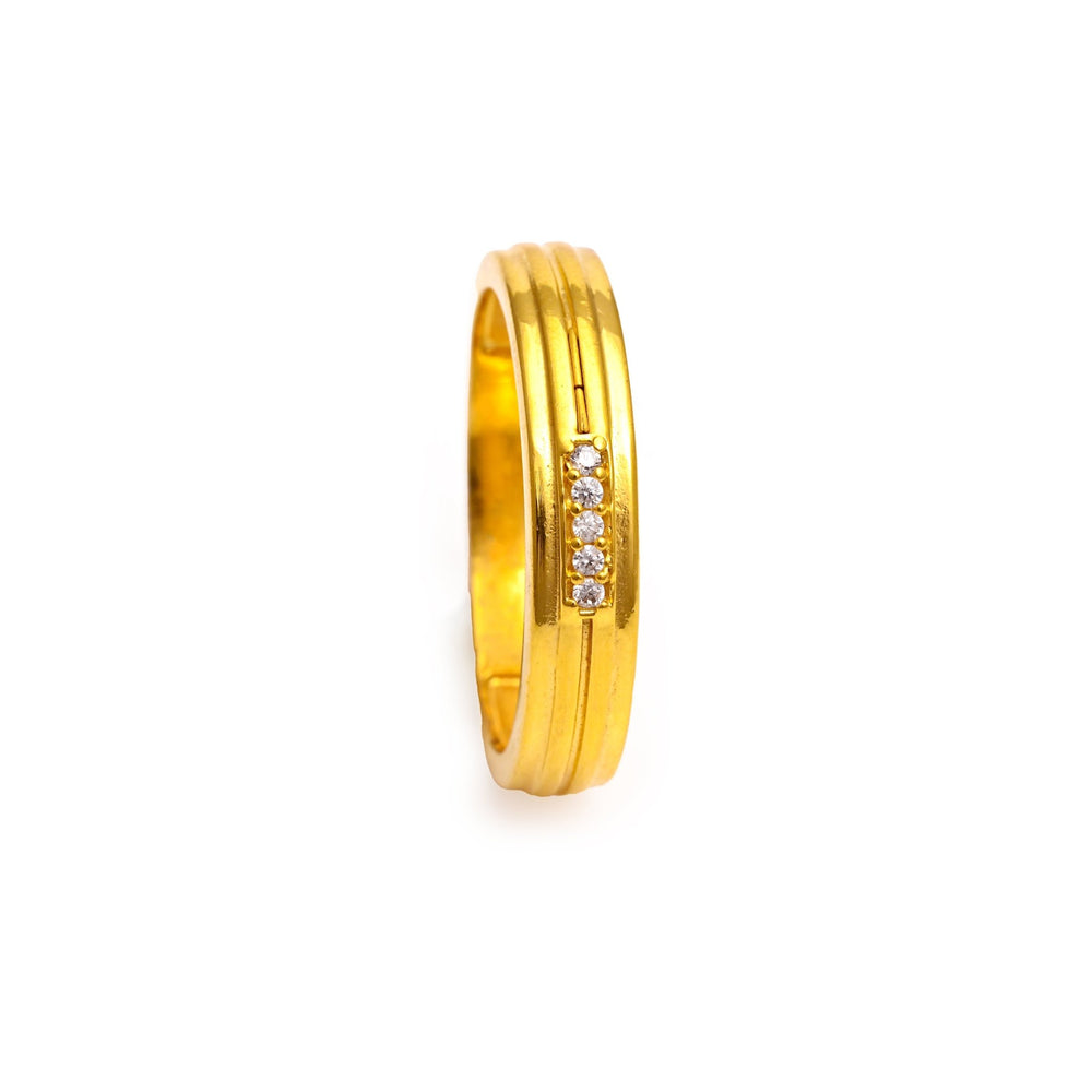 The Subtle Sparkle Silver Band Ring