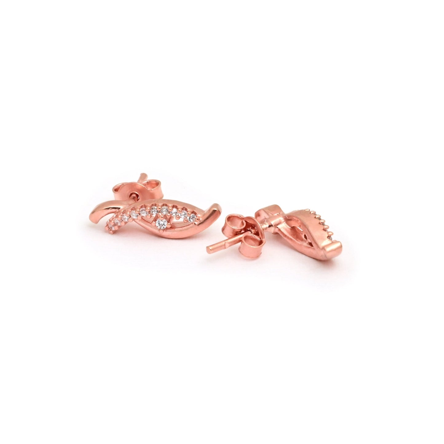 The Subtle Sparkle Stud Earrings - Vinayak - House of Silver