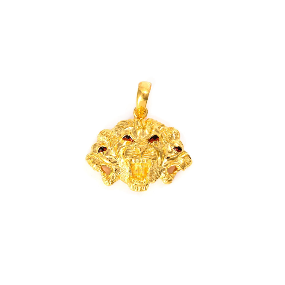 The Triumphant Roar Silver Lion Pendant