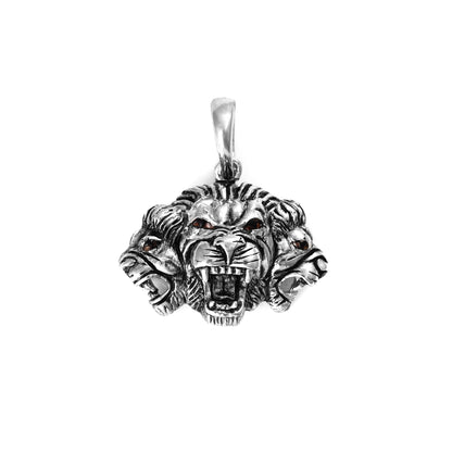The Triumphant Roar Lion Pendant - Vinayak - House of Silver
