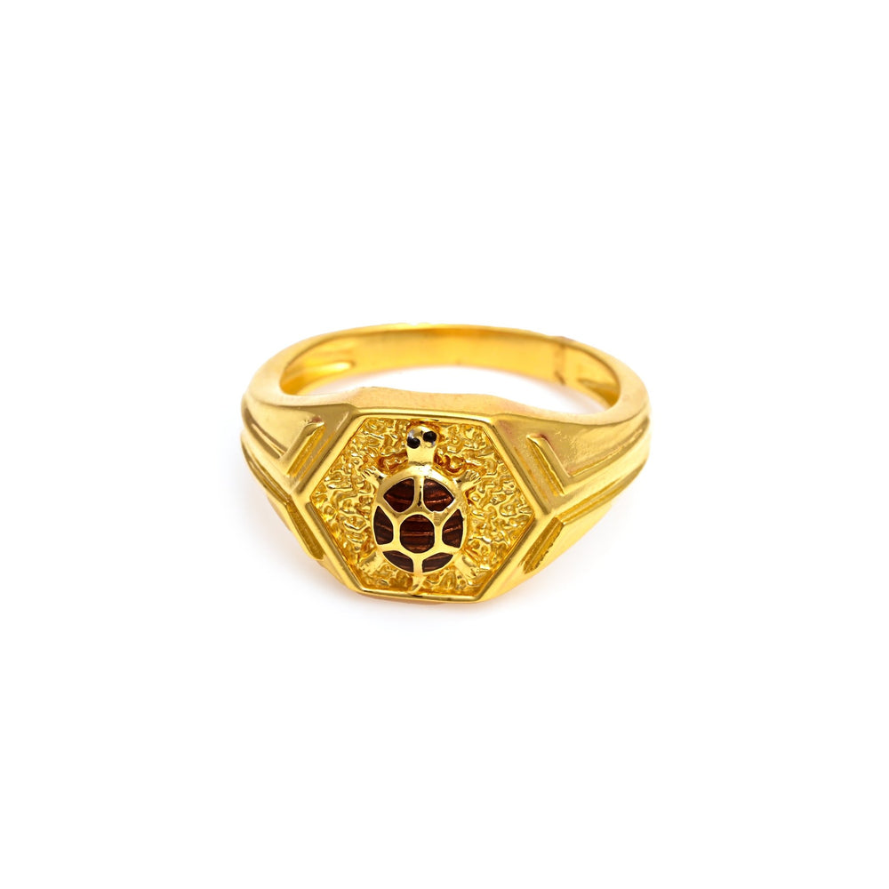 The Turtle Blessing Silver Ring