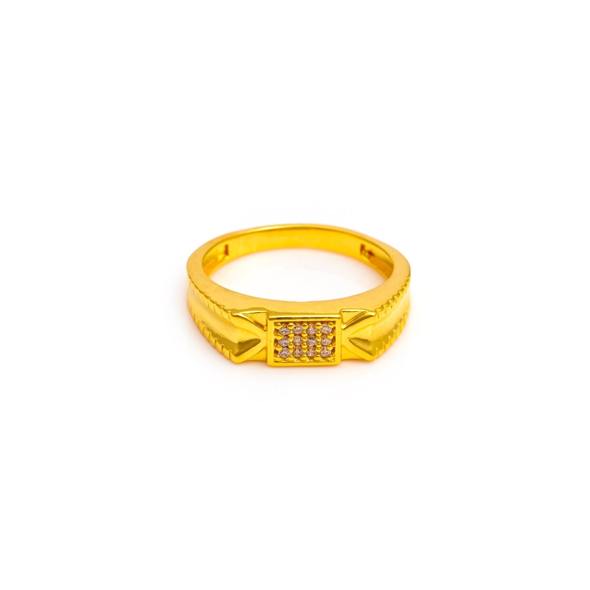 The Zirconia Accent Silver Ring - Vinayak - House of Silver