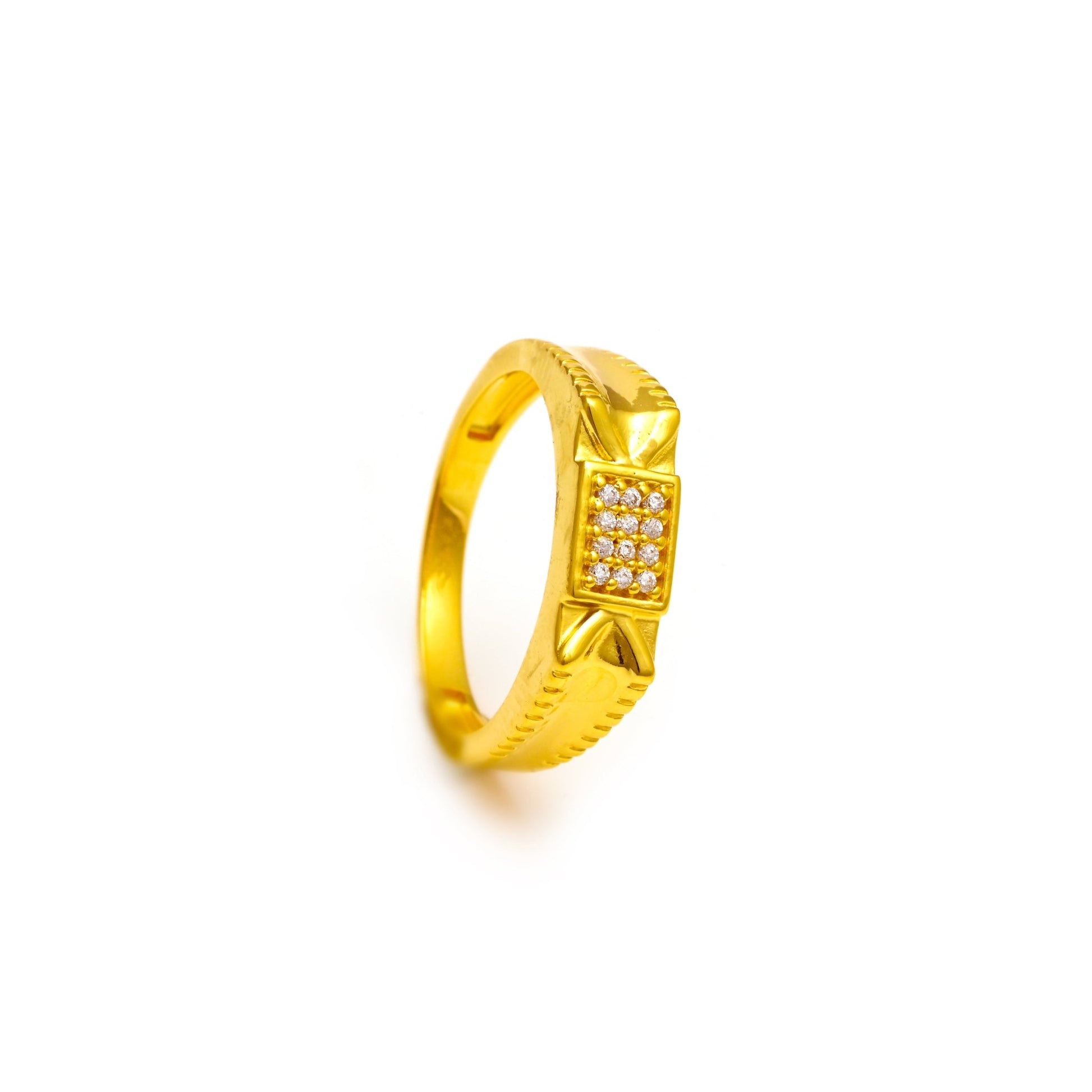 The Zirconia Accent Silver Ring - Vinayak - House of Silver