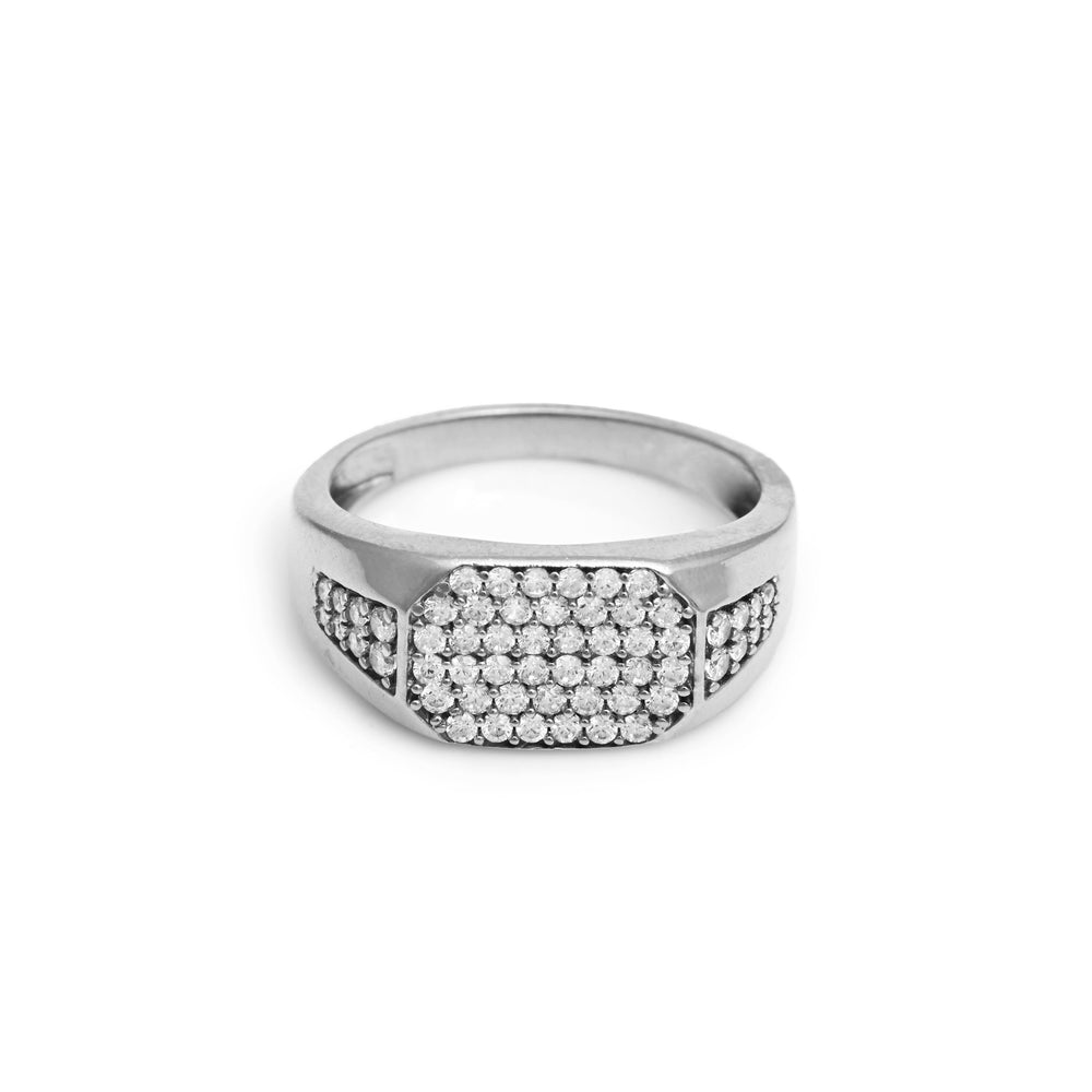 The Zirconia Fusion Silver Ring
