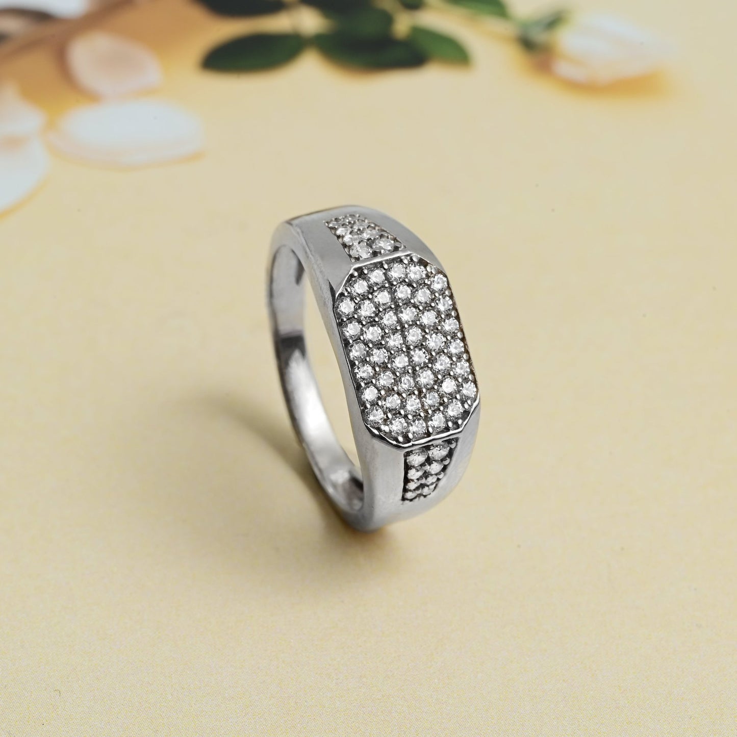 The Zirconia Fusion Ring - Vinayak - House of Silver