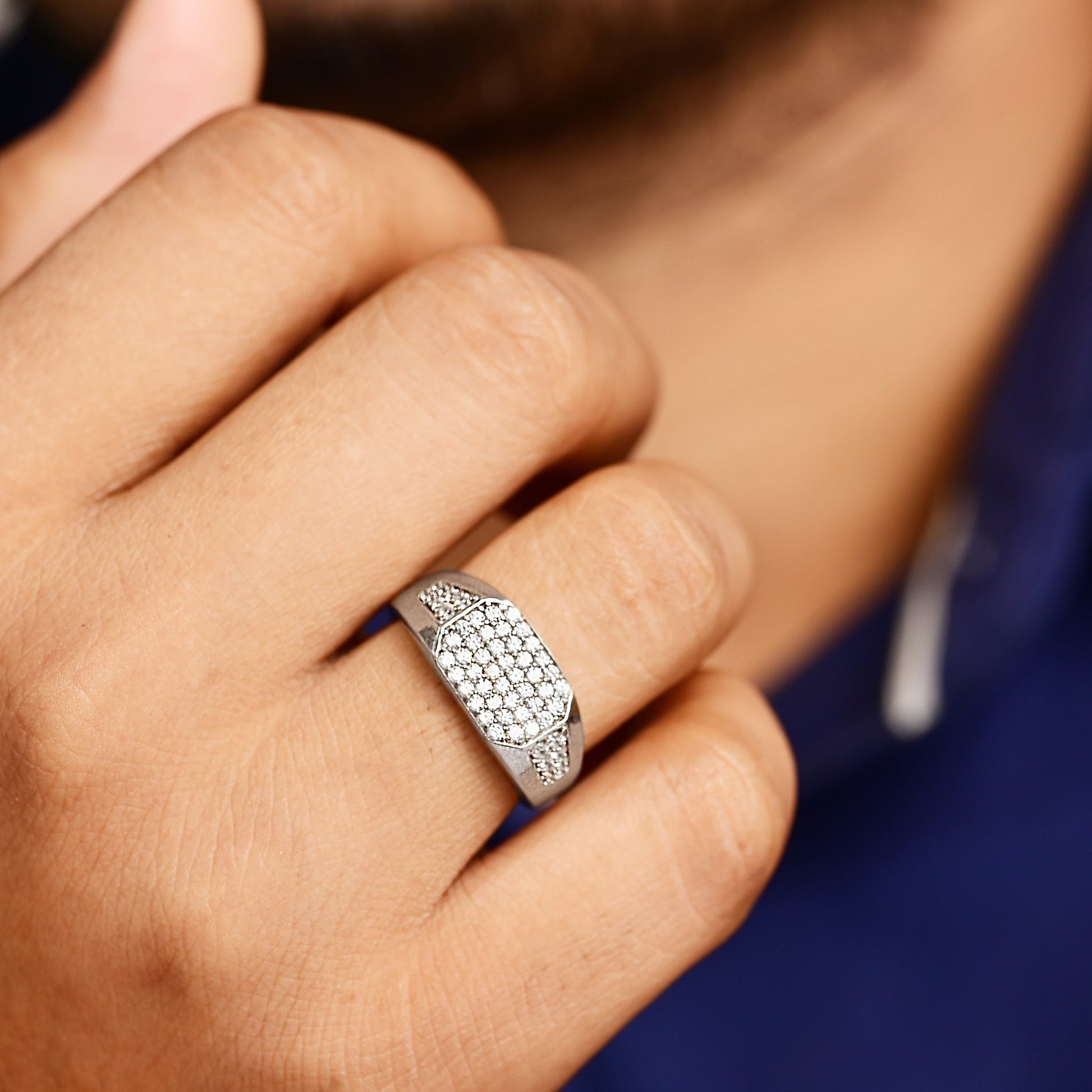 The Zirconia Fusion Ring - Vinayak - House of Silver