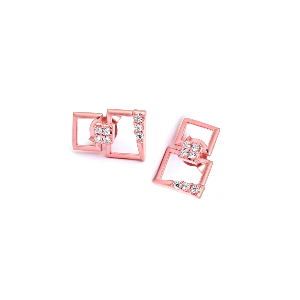 The Zirconia Stud Earrings