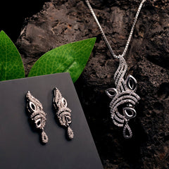 The Zirconian Glam Necklace Set