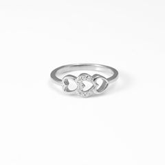 The Zirconian Love Saga Silver Ring